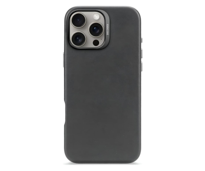 Etui / obudowa na smartfona Decoded Leather Backcover iPhone 16 Pro MagSafe black